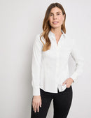Timeless Cool Plain Blouse - White/white