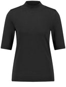 Timeless Cool Short Sleeve Jumper - Black