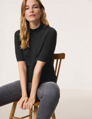 Timeless Cool Short Sleeve Jumper - Black