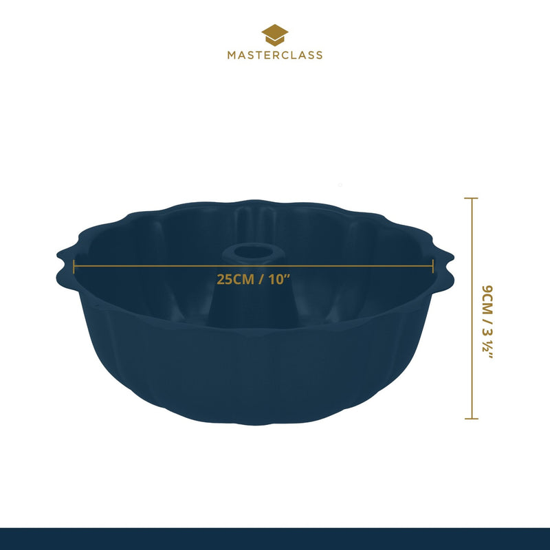 Non-Stick Fluted Ring Cake Pan, 27cm
