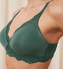 Amourette Charm Bra - Smoky Green