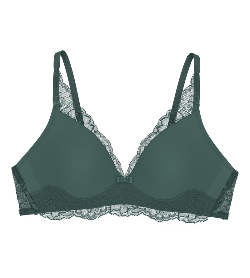 Amourette Charm Bra - Smoky Green
