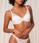 Signature Sheer Bra - Ecru White