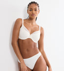 Body Make Up Illusion Curve Underwire Bra - Ecru White