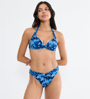 Midnight Swim Plunge Bikini - Blue Multi