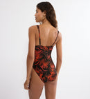 Summer Palm Swimsuit - Brown