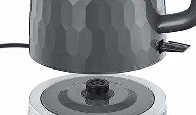 Honeycomb Electric Kettle - Grey