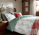 Pussy Willow Duvet Set - Fern Green