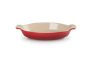 28cm Oval Stoneware Dish - Cerise
