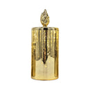 LED Rotating Candle Gold 24cm