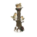 LED Tree With Robins 33cm