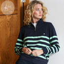 Lena Half Zip Sweatshirt - Navy
