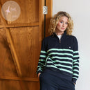 Lena Half Zip Sweatshirt - Navy