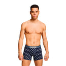 2 Pack Denim Geo Boxer - Navy