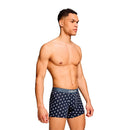 2 Pack Denim Geo Boxer - Navy