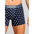2 Pack Denim Geo Boxer - Navy