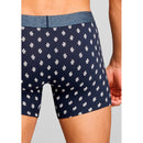 2 Pack Denim Geo Boxer - Navy