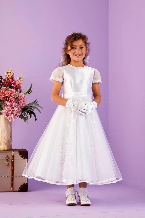 Liberly Communion Dress - White