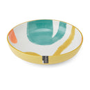 Yellow Abstract Pattern Bowl - 21 cm