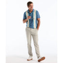 Cotton Jacquard Shirt - Copen Blue