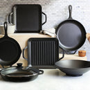 Seasoned Cast Iron Square Grill Pan - 27.9CM