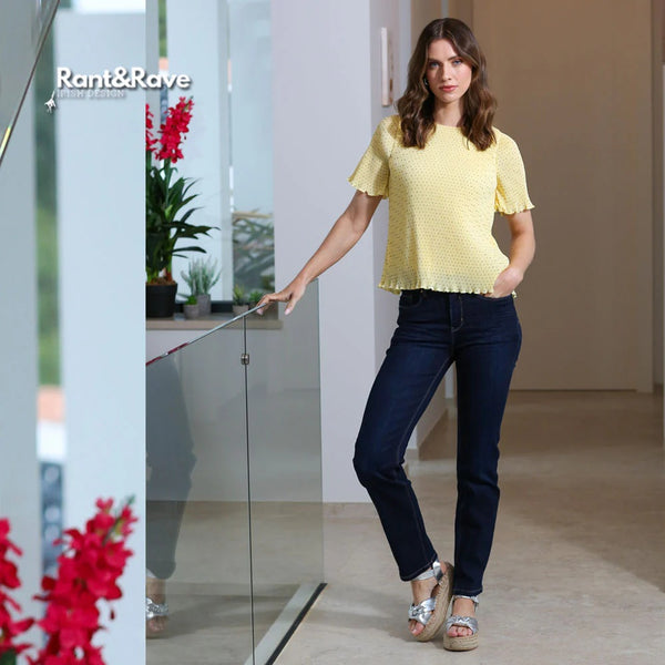 Lola Straight Jean - Mid Blue