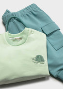 4 Pieces Knit Set - Apple
