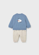 4 Pieces Knit Set - Red