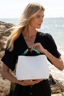 Christina Bucket Bag - White