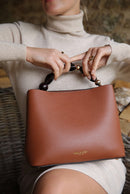 Danielle Crossbody Tote - Tan