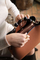 Danielle Crossbody Tote - Tan