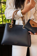 Luella Grey Gala Crossbody Tote - Navy