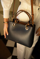 Luella Grey Gala Crossbody Tote - Navy