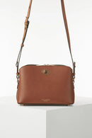 Julianna Ziptop Crossbody - Tan