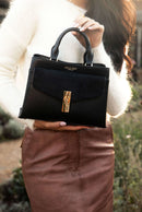 Kristie Crossbody Tote - Black