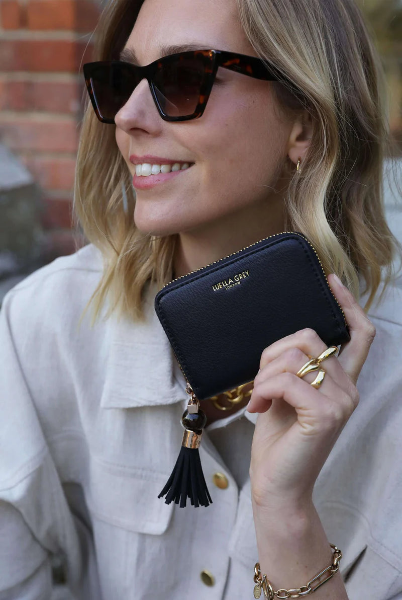 Maeve Tassel Purse - Black