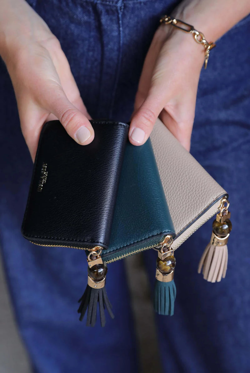 Maeve Tassel Purse - Black