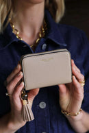 Maeve Tassel Purse - Taupe