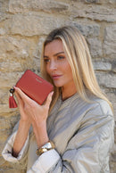 Maeve Tassel Purse - Paprika