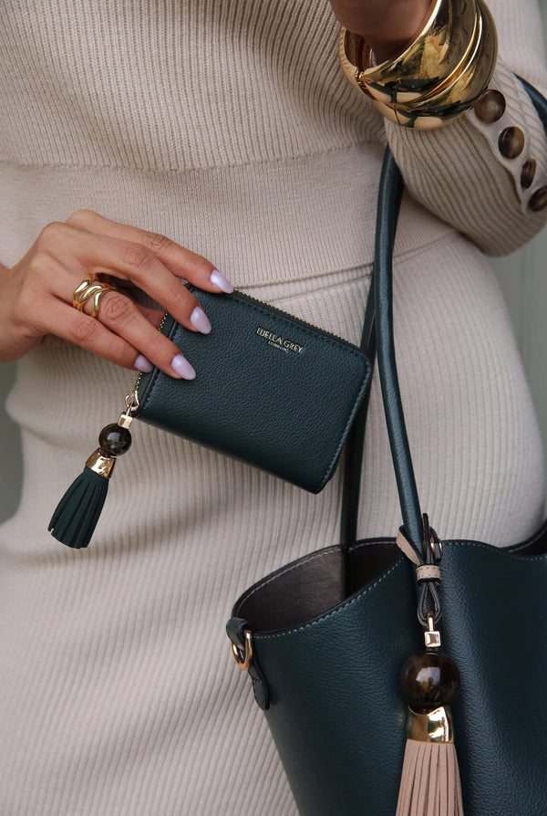 Maeve Tassel Purse - Teal