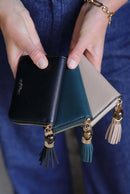 Maeve Tassel Purse - Teal