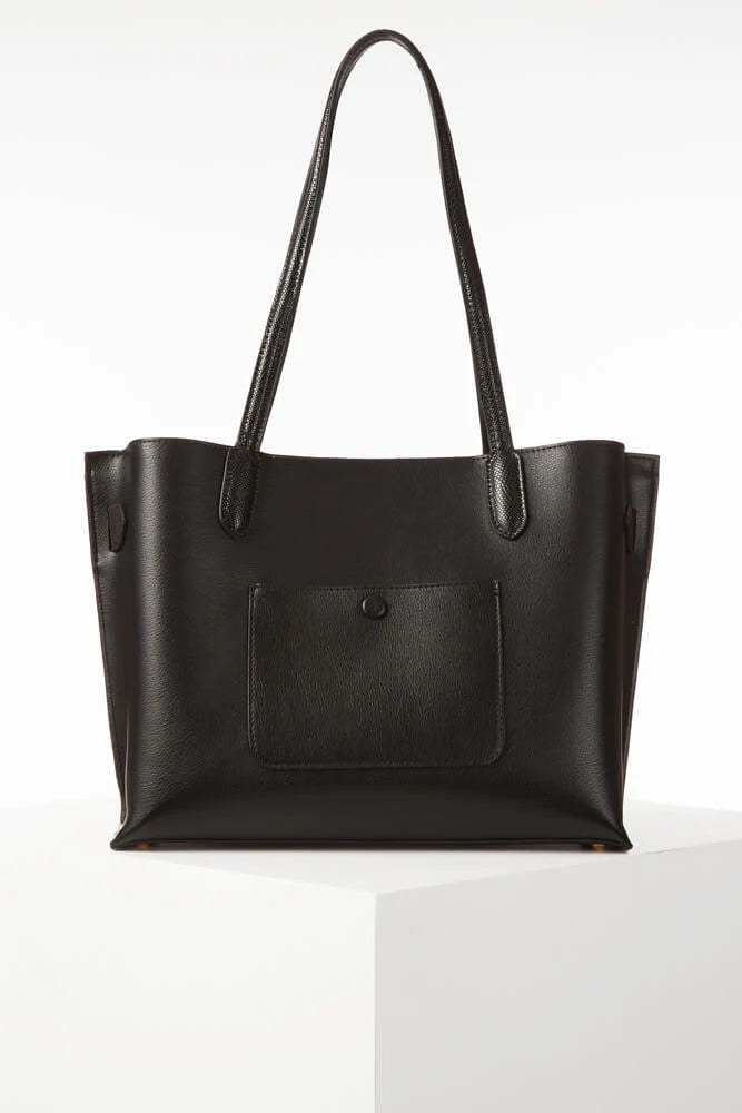 Oriana Laptop Tote - Black