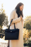 Oriana Laptop Tote - Black