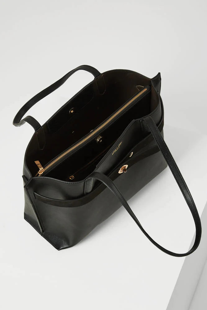 Oriana Laptop Tote - Black