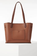 Oriana Laptop Tote - Tan