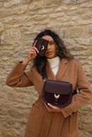 Venetia Saddle Crossbody - Cherry