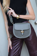 Venetia Saddle Crossbody - Sea Green