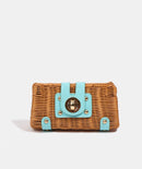 Lulu Petite Crossbody Clutch Bag - Pale Turquoise