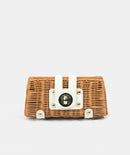 Lulu Petite Crossbody Clutch Bag - White