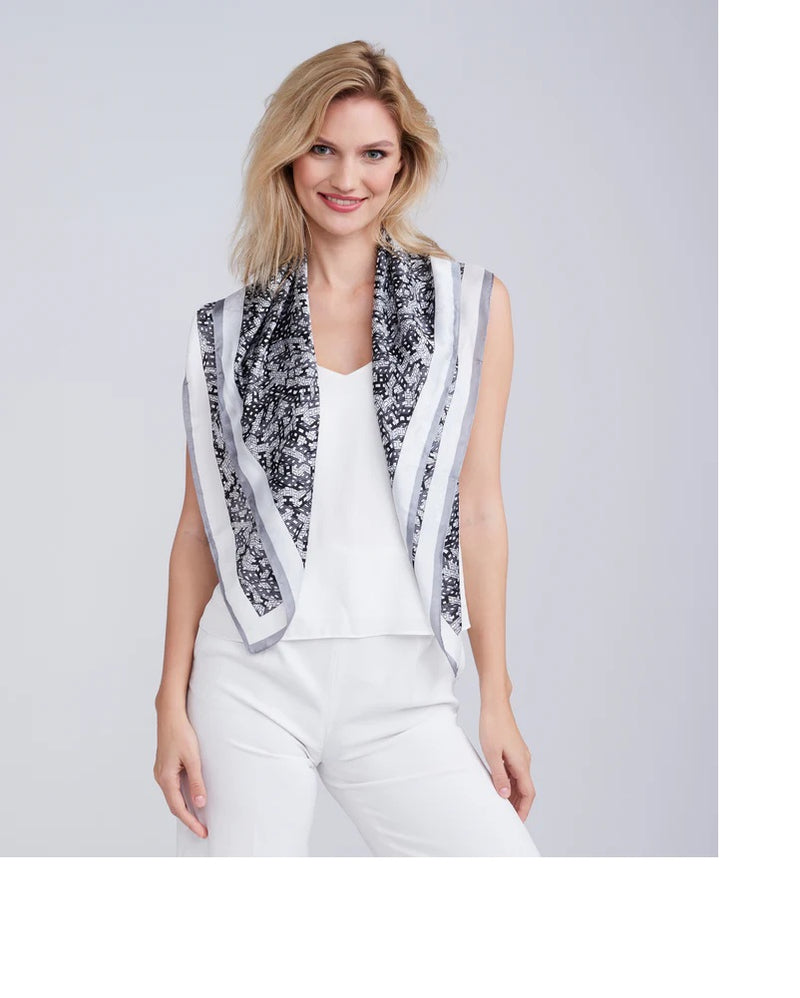 Luna Scarf - Silver Grey